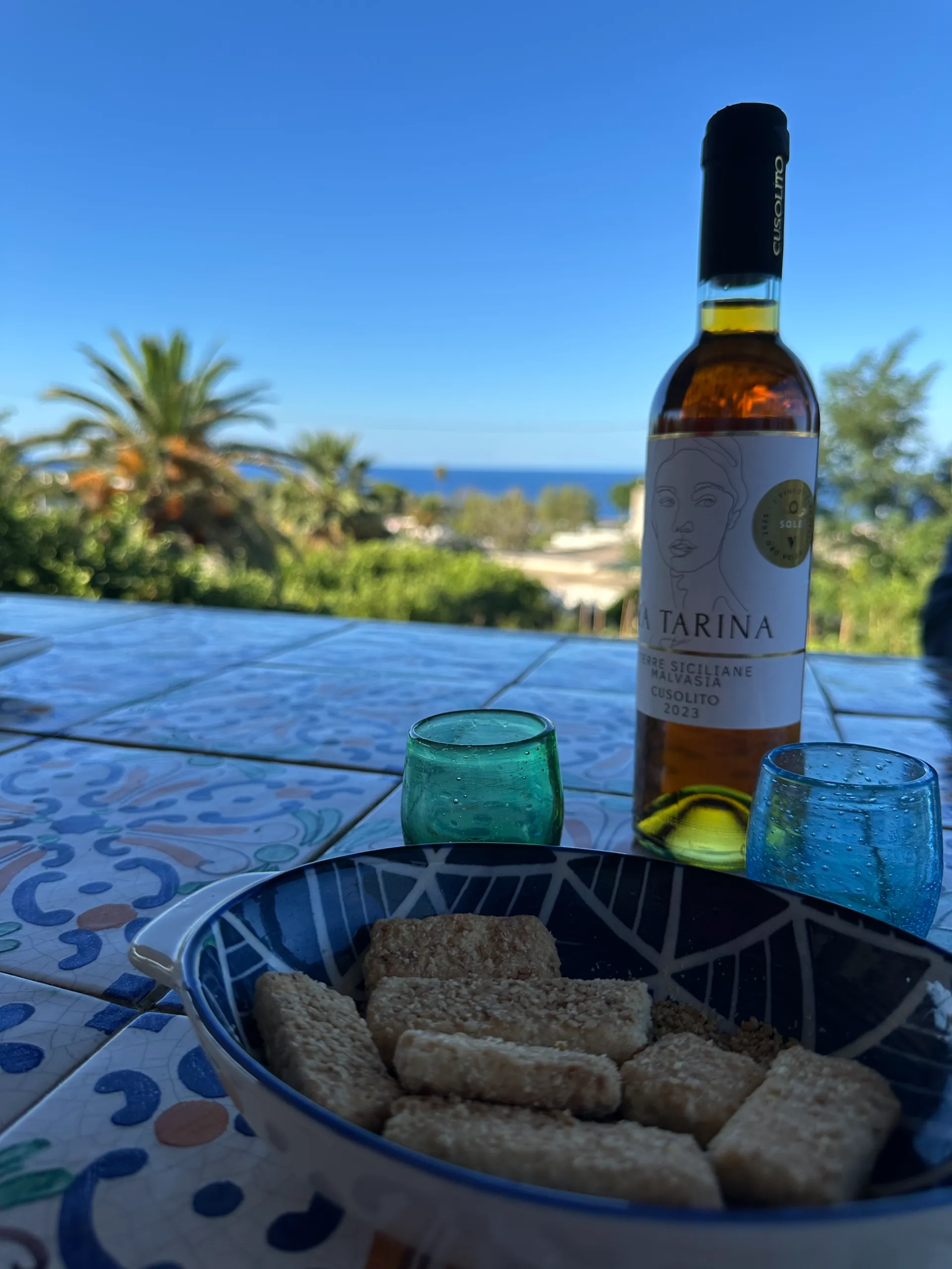 Degustazione Malvasia Cusolito a Stromboli